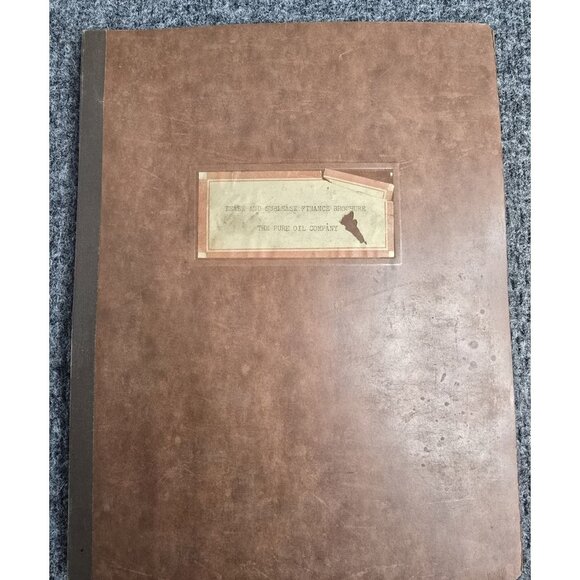 1950s Pure Oil Company Binder of Photos Dealers using Product OH WV KY Financial - Picture 1 of 8